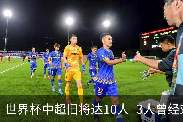 世界杯中超旧将达10人 3人曾经效力国安海港两将